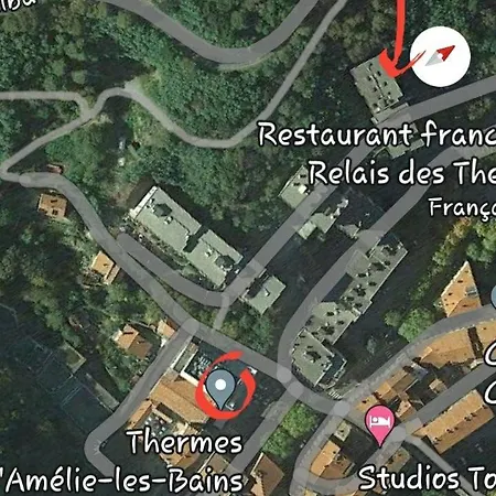Coup De Cœur 3 étoiles Terrasse Parking Wifi à 70 M Des Thermes Amélie-les-Bains-Palalda
