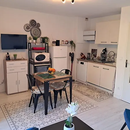 Coup De Coeur 3 Etoiles Terrasse Parking Wifi A 70 M Des Thermes דירה